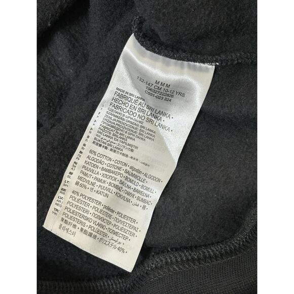 Air Jordan Hoodie Youth Medium Black Pullover Jumpman Logo Sweatshirt - Picture 4 of 4